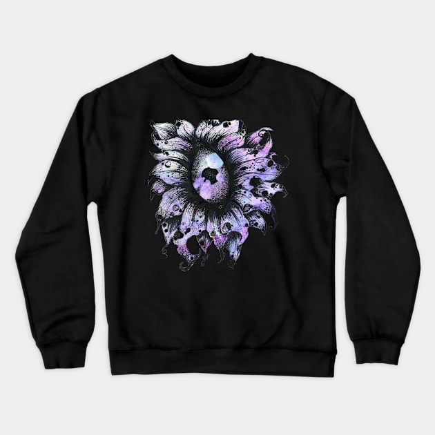 Flower Crewneck Sweatshirt by HauntingBeautyArt